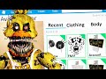 MAKING NIGHTMARE CHICA a ROBLOX ACCOUNT (FNAF)