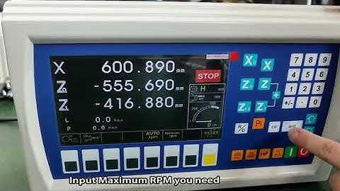 ES-14B Constant Speed Lathe 3 Axis Digital Readout System