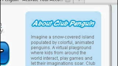 How to make club penguin account and activate By Kin90123