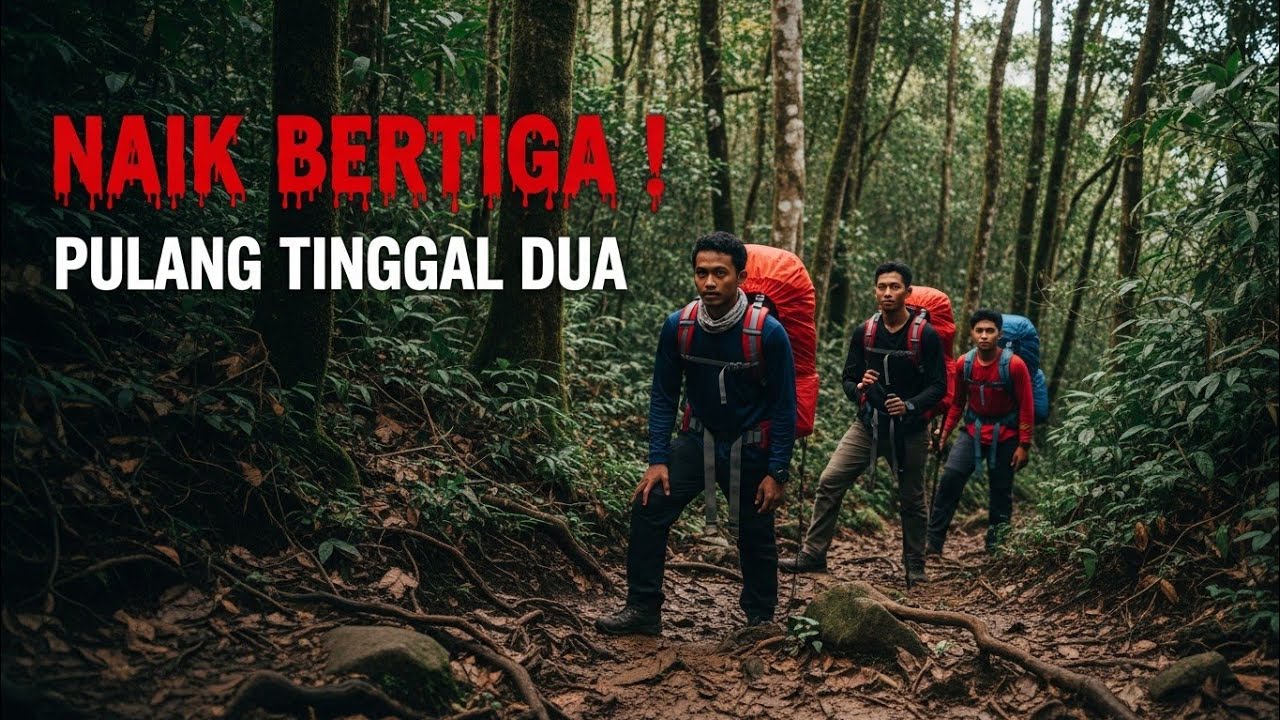 Mereka Bertiga Naik Gunung… Tapi Pulangnya Tinggal Dua