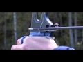 Barebow arrow flight slow motion