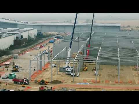 STRUDAL - Construction béton base logistique - Site Aulnay-Sous-Bois