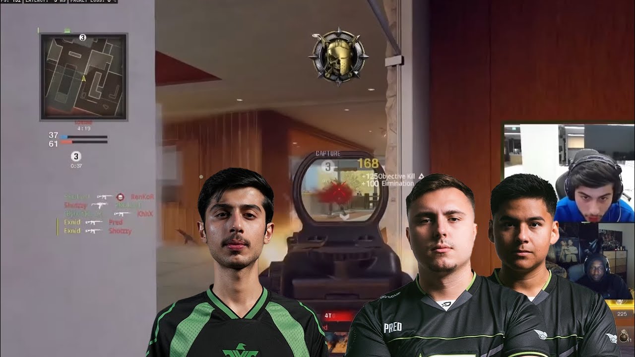 Watching Exnid (w/ Huke, iLLeY, Prolute) Play NA Pro 8's vs Shotzzy & Pred | Shotzzy Gassing KhhX