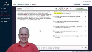 Identifying a LSAT Logical Reasoning Conclusion Using Official PrepTest 158 Section 2, Question 1