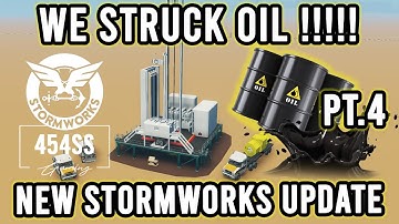 Stormworks: ADVANCED OIL RIG PT.4 - Drilling For Oil