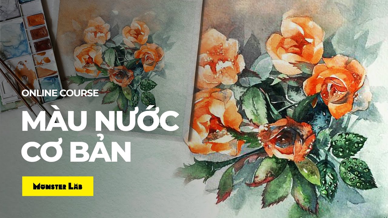 Học Vẽ Màu Nước Cơ Bản Cho Người Mới Bắt đầu  Art Land TP HCM