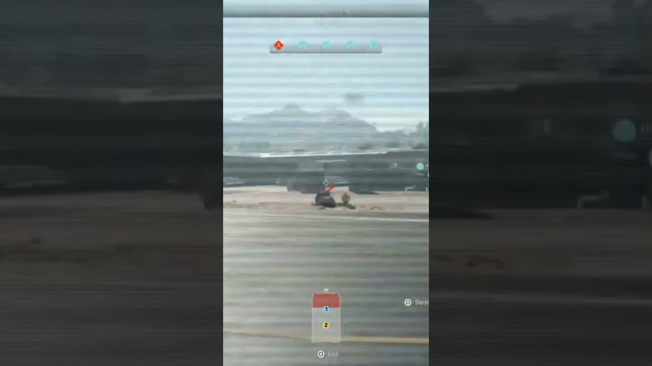 Disabled tank with RPG