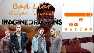 Imagine Dragons - Bad Liar Easy Guitar Tutorial Lesson How To Play Cover