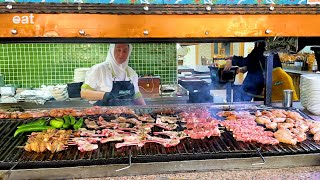 Giant Grill.. Tandoori Kebabs and More.. Turkish Street Food Tour in Istanbul