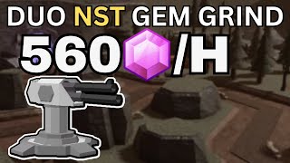 The BEST Duo NST Gem Grind | 560/H Turret Strat | Tower Defense Simulator