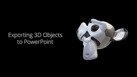 Blender for Scientists - Using 3D Objects Directly in PowerPoint