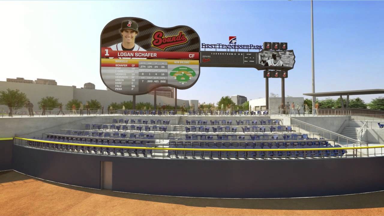 First Tennessee Park - Right Field Area - YouTube