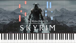 Dragonborn - The Elder Scrolls V: Skyrim Piano Cover | Sheet Music chords