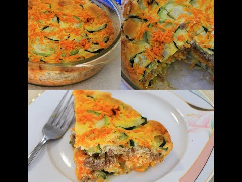 Видео: Рецепт: Месо печено са тиквицама и кромпиром, павлаком и сиром на РуссианФоод.цом
