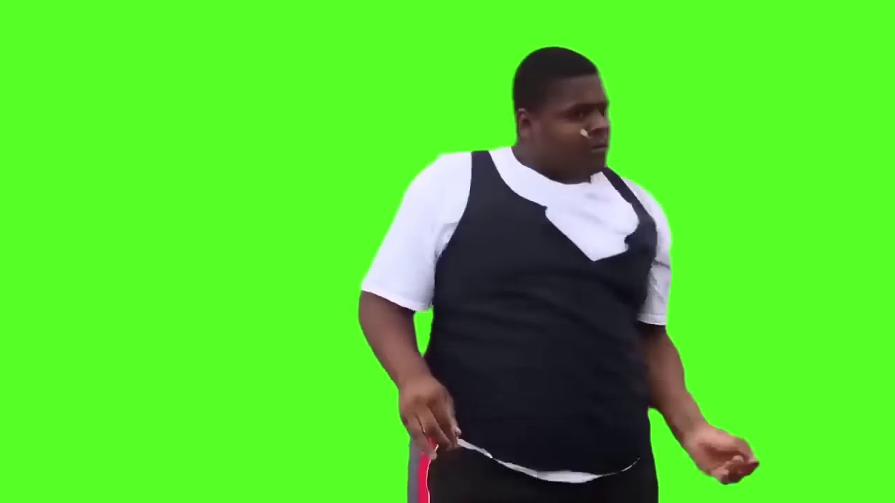 fat black guy dancing green screen - YouTube.