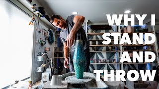Throwing Pots STANDING Vs. SITTING