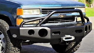 Buckstop Baja Front Bumper Install for Chevy Tahoe and Truck