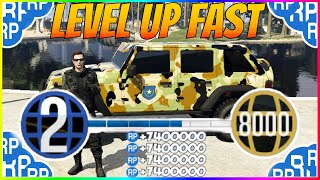 *SOLO* INSANE THIS IS NOW THE FASTEST WAY TO LEVEL UP IN GTA 5 ONLINE (LEVEL IN A DAY) RP METHOD