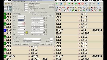 Band in a Box, Creating a backing track