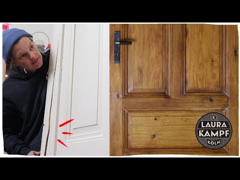 Video: How to restore an old door? Do-it-yourself wooden door repair