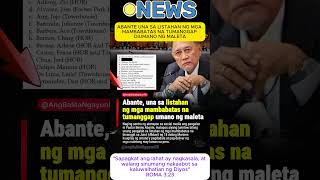 Download Lagu ABANTE UNA SA LISTAHAN NG MGA MAMBABATAS NA TUMANGGAP DIUMANO NG MALETA #viralvideo MP3