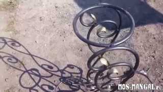 Кованая подставка под цветы