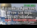 Идущий за Христом, Светом для міра, избегнет ошибок 27.05.2021 прот. Димитрий Сидор