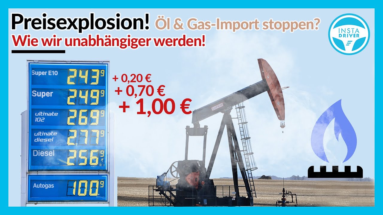 Wieviel Öl und Gas importieren Deutschland und Österreich - YouTube