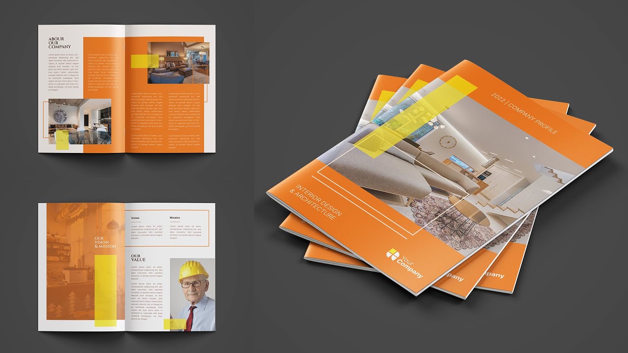 COMPANY PROFILE DESIGN TEMPLATE 5 SPEED ART DOWNLOAD YouTube