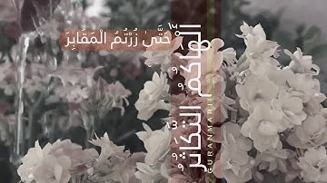 سورة التكاثر - أنس جلهوم