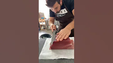 How To Cut Yellowfin Tuna For Sushi Sushimastercook Sushimaster Sushichef Chef Foodie 