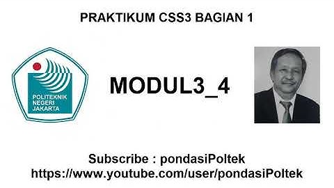PRAKTIKUM CSS3 BAGIAN 1 MODUL3 4