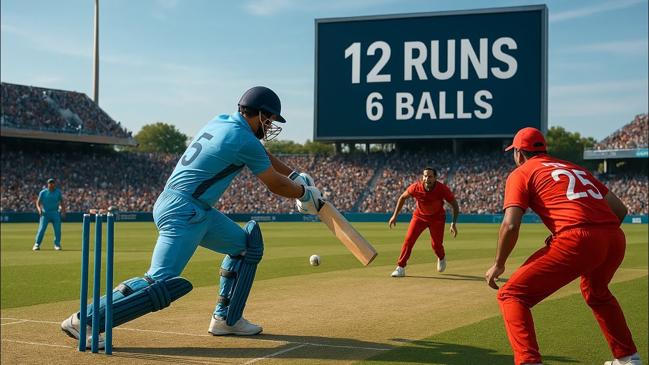 12 Runs Needed in 6 Balls! The Ultimate Last Over Thriller (FCT Indoor ...