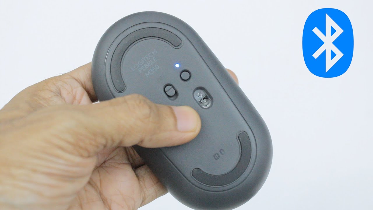 How To Pair Logitech Pebble Mouse M350 Using Bluetooth Youtube