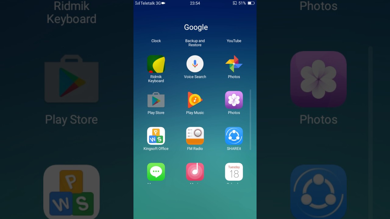 How to set launcher in oppo A37.