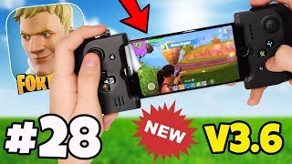CONTROLLER SUPPORT IS ADDED IN v3.6 FORTNITE MOBILE ANDROID / IOS APP?! - Fortnite Battle Royale #28