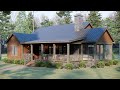 36x42 11x13m dreamy cottage house with amazing porch sweet  cozy