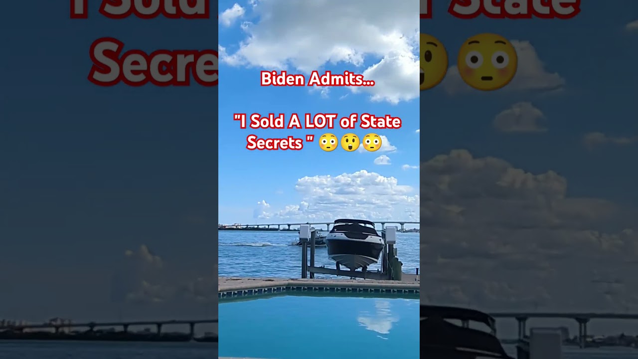 BIDEN SOLD A LOT OF STATE SECRETS 😳 