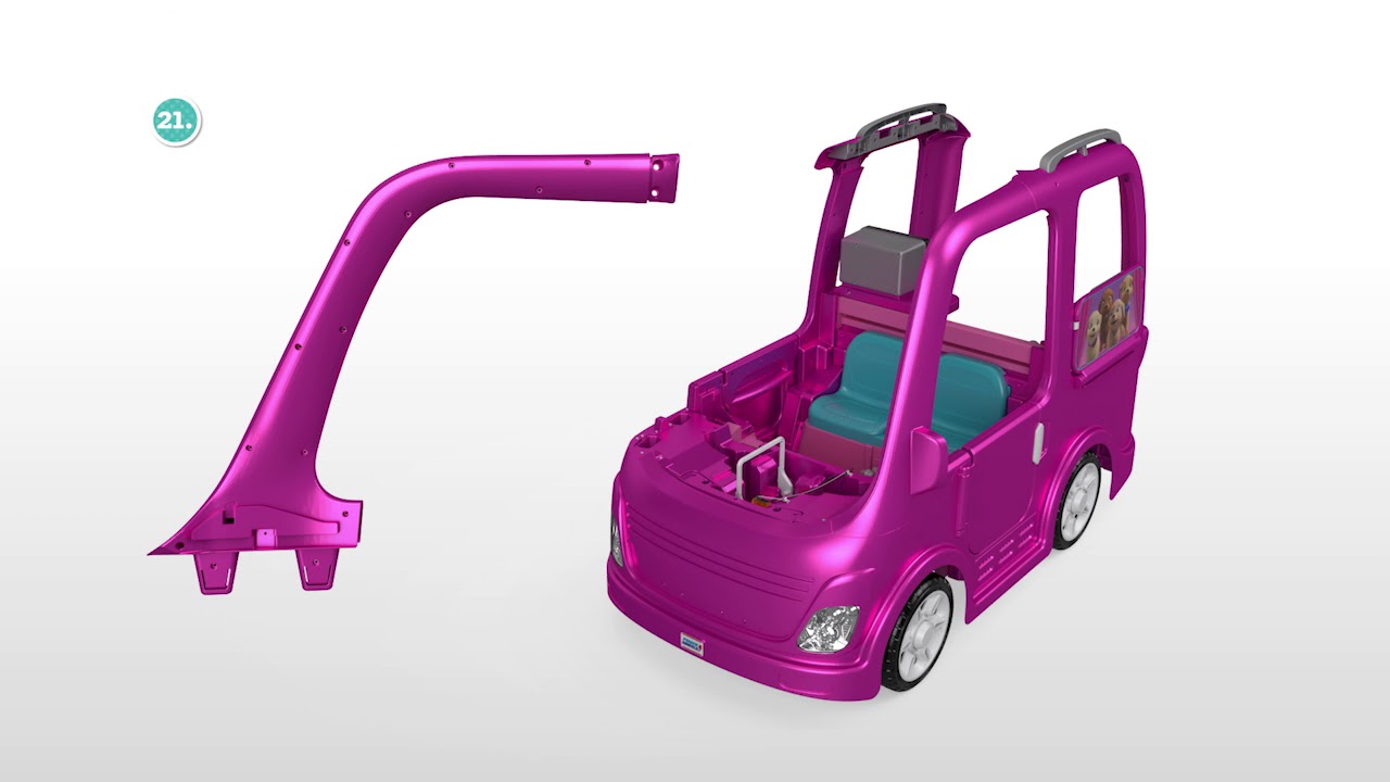 barbie ride in car