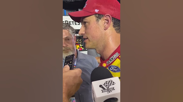 Joey Logano on Austin Dillon: "He's a Piece of Crap, He's Sucked His Whole Career!"