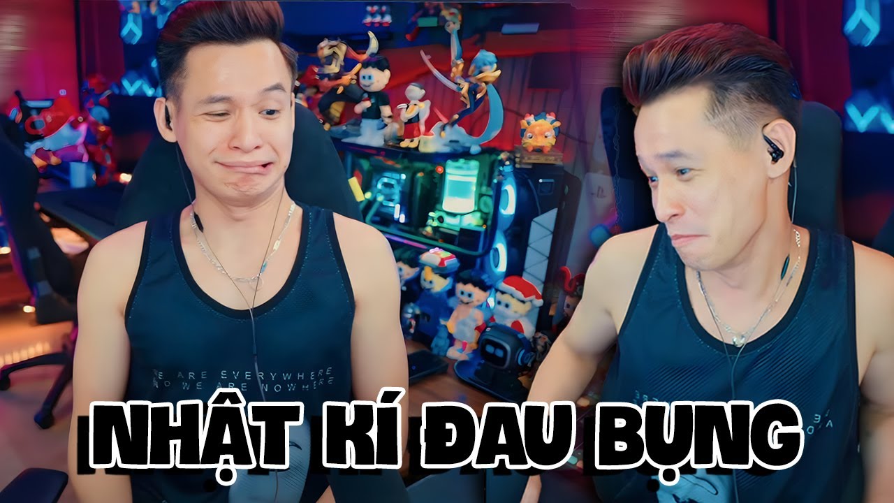 Outline Video (Restream) Nhật kí một ngày đau bụng của anh Độ Mixi và bất ngờ nhận gậy từ 2 người em thân thiết.