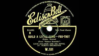 1933 Leon Belasco - Build A Little Home (Dick Robertson, vocal)
