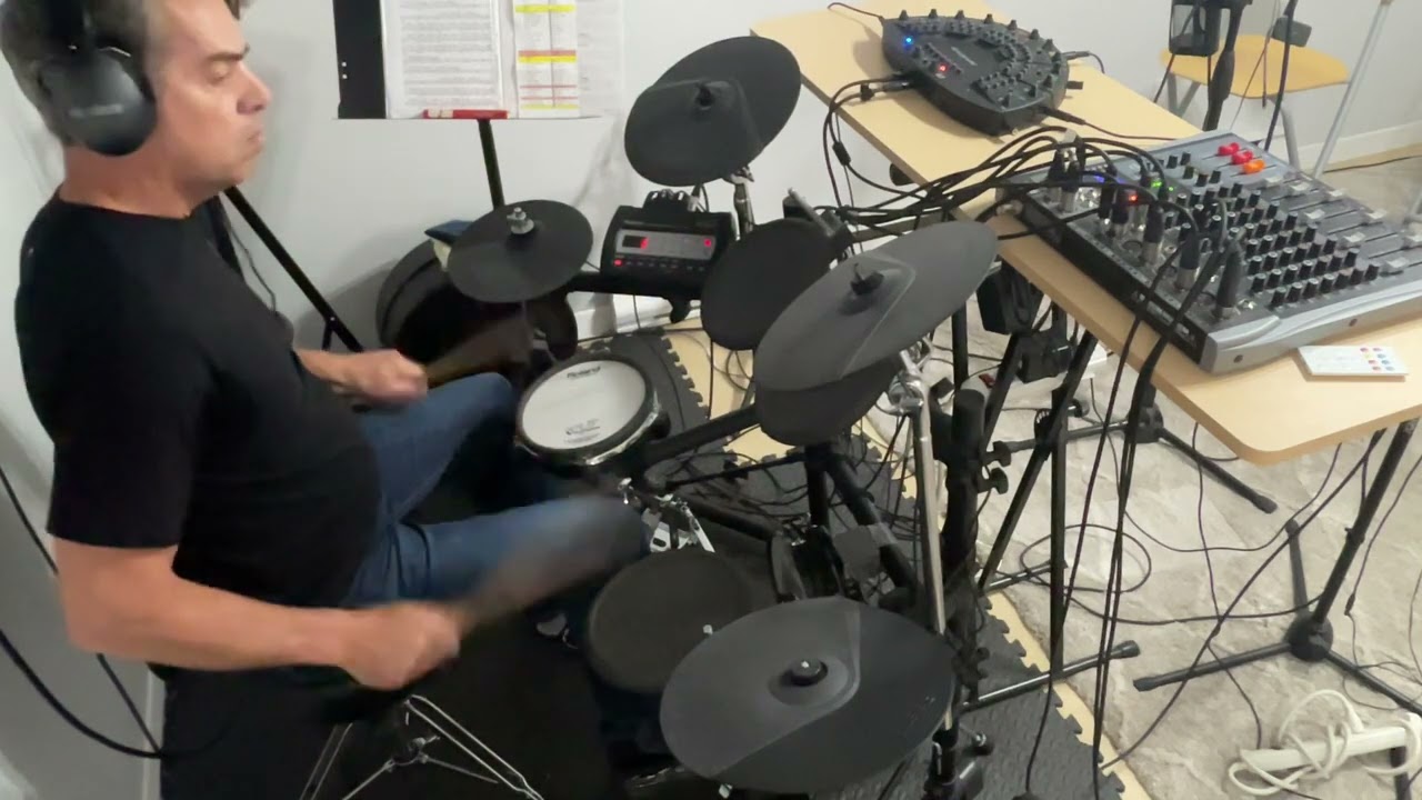 Vertigo -U2 drum cover by Luc Breton