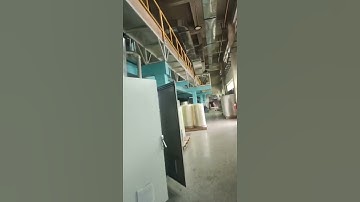 Our BOPP tape coating line, like this high speed coating machine, we have 5 #bopptape #boppjumboroll