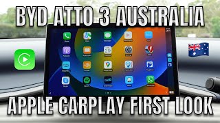 2023 BYD ATTO 3 APPLE CARPLAY WALKTHROUGH AND FIRST LOOK IN AUSTRALIA screenshot 1