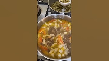 Ginisang Monggo with Chicharon #shortsvideo  #ulam #pinoyfood  #pinoyrecipe #filipinofood #cooking