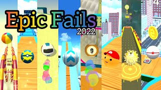 Action ball 🆚 Sky rolling balls Gameplay 2022 // Epic funny fails // Walkthrough, Android, ios screenshot 3