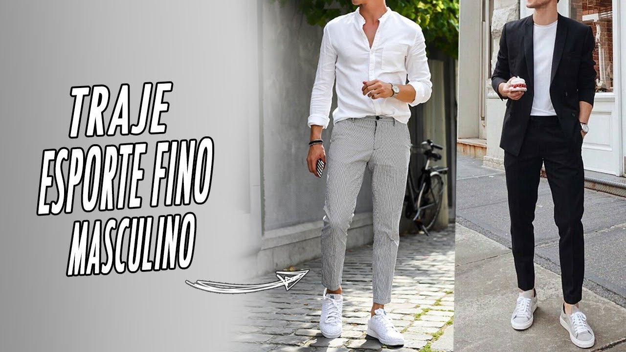 calça social esporte fino masculina