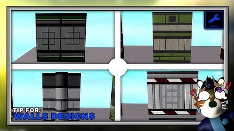 🧱 | Piggy Build Mode - WALLS DESIGNS (Bm Tips & Tricks) • AMAZING TIPS FOR U MAPS!!