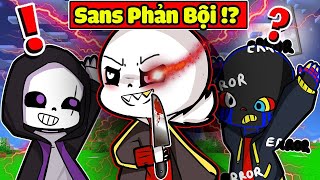 HIHA BỊ BIẾN THÀNH SANS VÀ CHƠI SANS NÀO LÀ KẺ GIẾT NGƯỜI TRONG MINECRAFT*SANS PHẢN BỘI SANS 😖😱😈